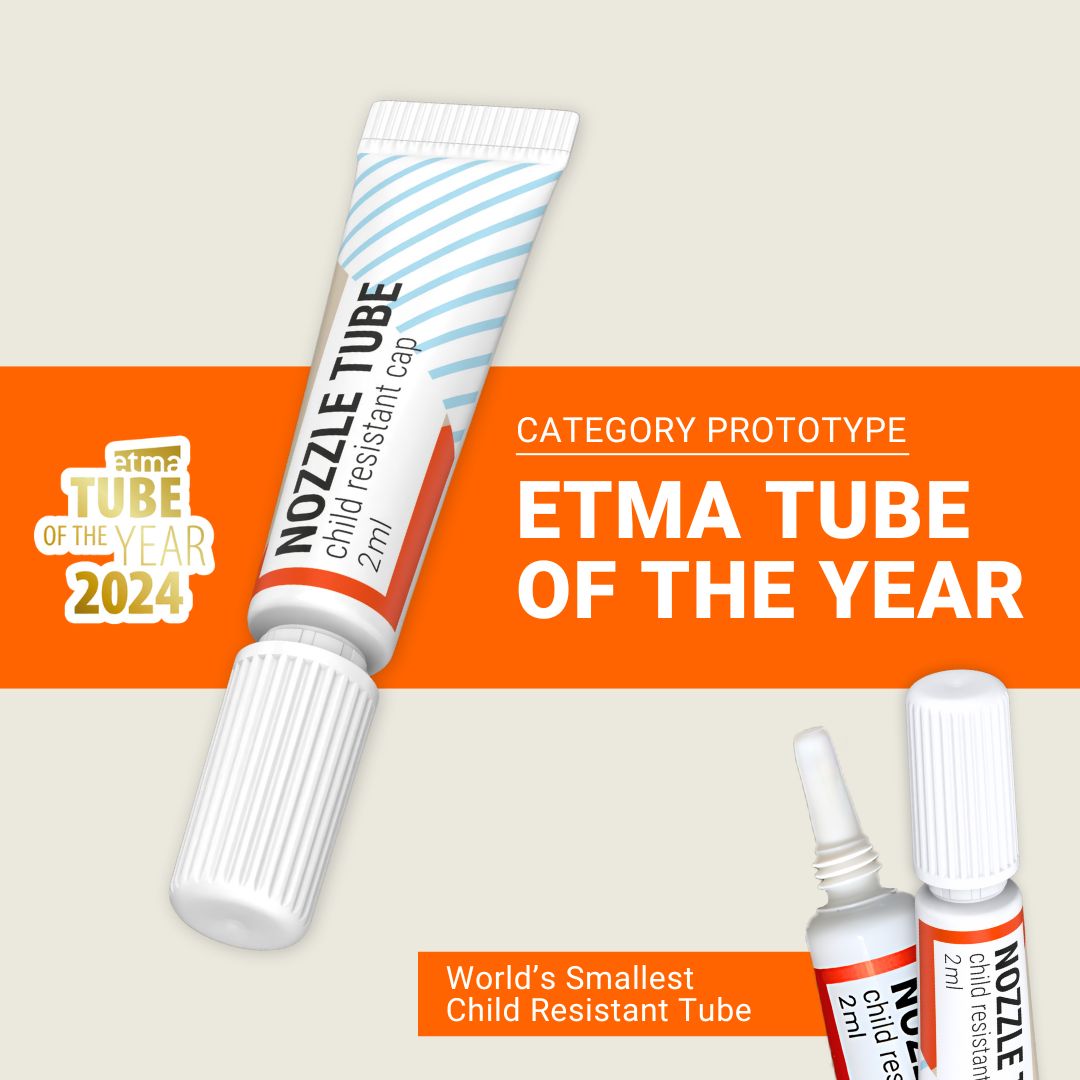 Neopac wins ETMA Award for World's Smallest Child Resistant Tube